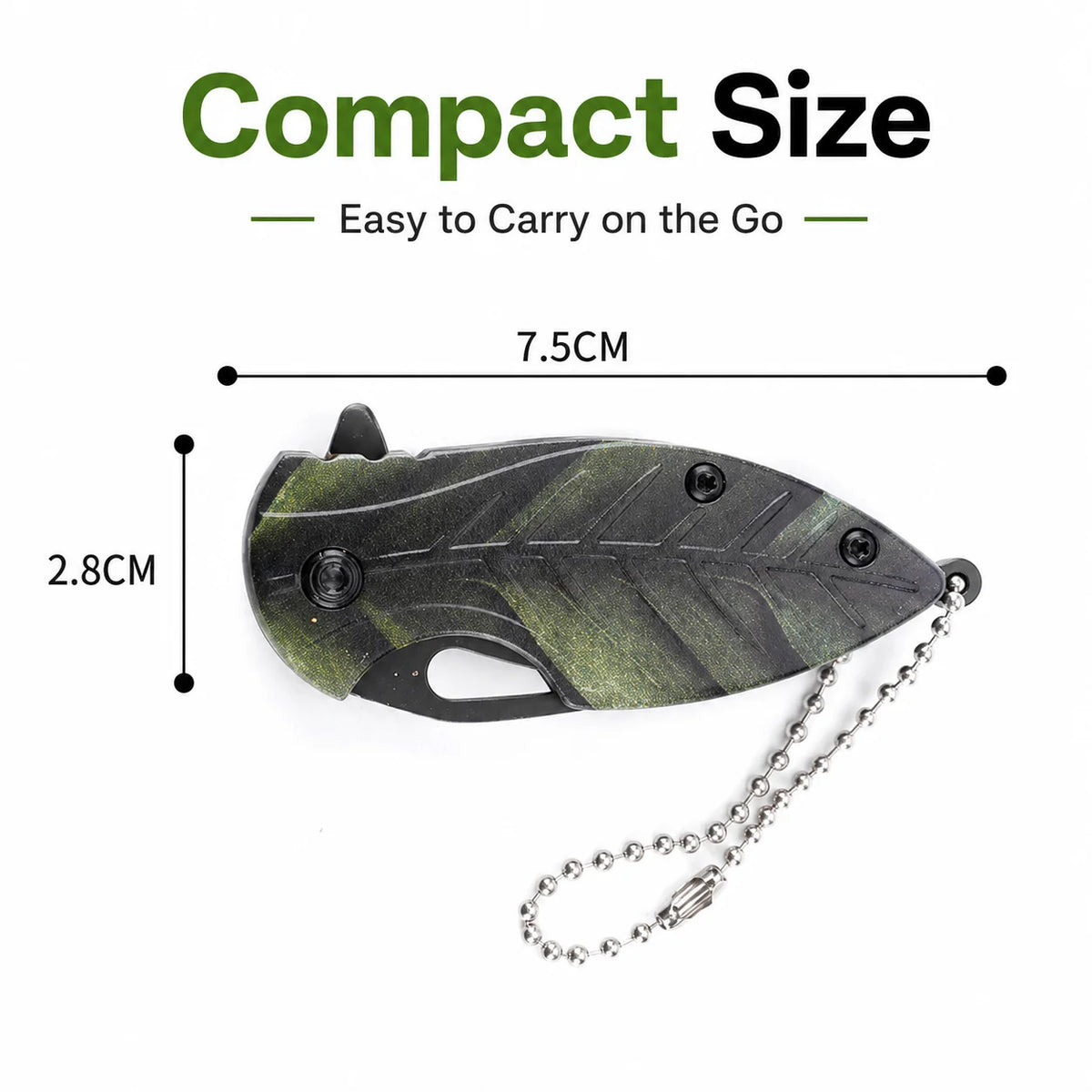 Mini cutter pliant porte-clés | Outil EDC compact