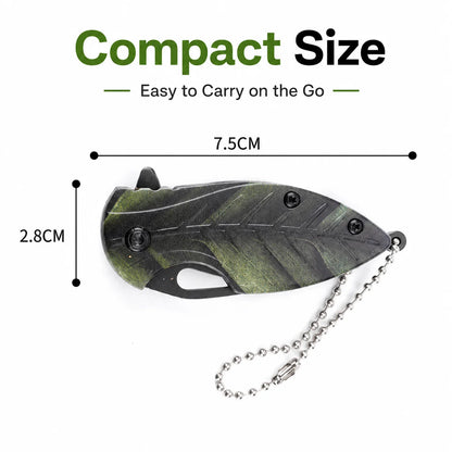 Mini cutter pliant porte-clés | Outil EDC compact