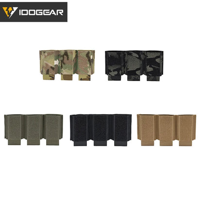 Poche à Chargeurs Tactique 5.56 Triple IDOGEAR – Modèle DOPE avec Fixation Élastique Hook & Loop - Référence 3598 - BLACKBEARD OUTDOOR INDUSTRIES