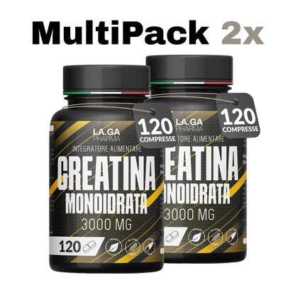 Créatine monohydrate 3 000 mg – Pack de 240 comprimés vegan
