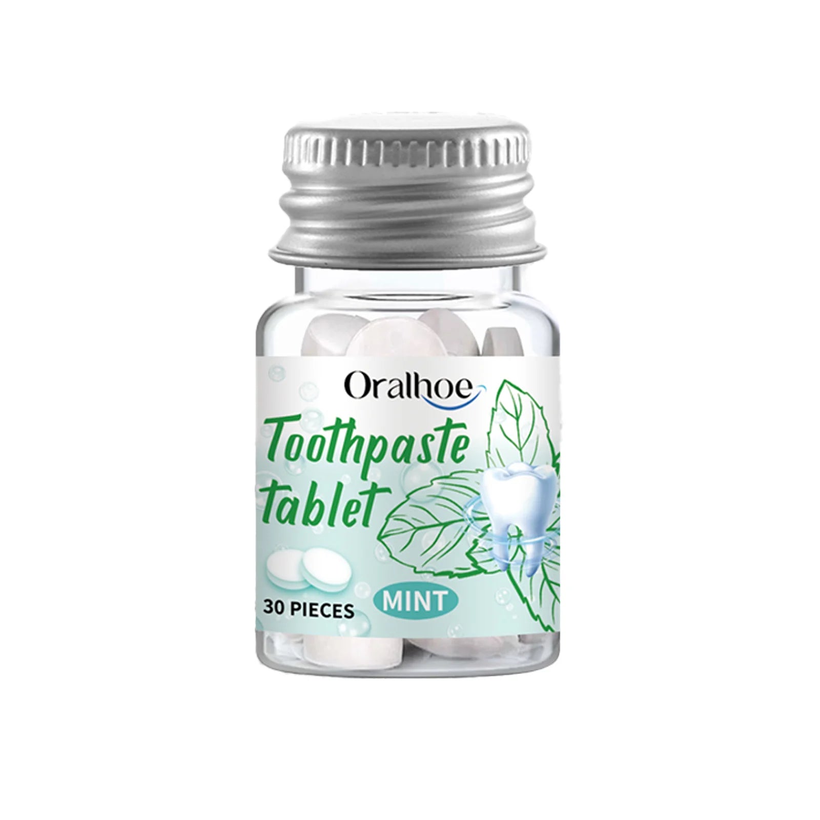 ORALHOE Tablettes de Dentifrice Solides pour un Nettoyage Profond des Dents - Soin Buccal, Élimination du Jaunissement et de la Saleté, Pratiques et Portables - BLACKBEARD OUTDOOR INDUSTRIES