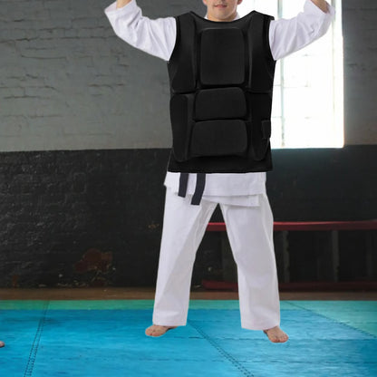 Protège-Poitrine Karate & Arts Martiaux — Gilet de Sparring Sanda Muay Thai - BLACKBEARD OUTDOOR INDUSTRIES