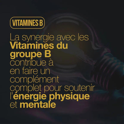 Magnésium bisglycinate et vitamines B1, B5, B6 – 120 gélules vegan