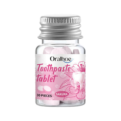 ORALHOE Tablettes de Dentifrice Solides pour un Nettoyage Profond des Dents - Soin Buccal, Élimination du Jaunissement et de la Saleté, Pratiques et Portables - BLACKBEARD OUTDOOR INDUSTRIES