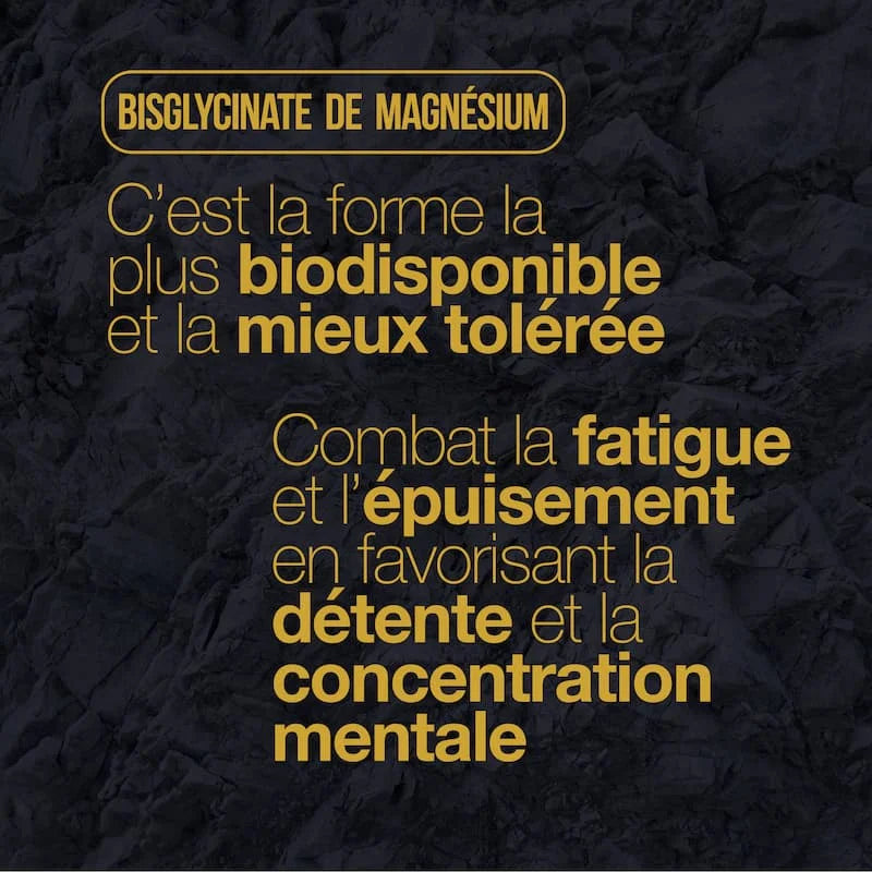 Magnésium bisglycinate et vitamines B1, B5, B6 – 120 gélules vegan