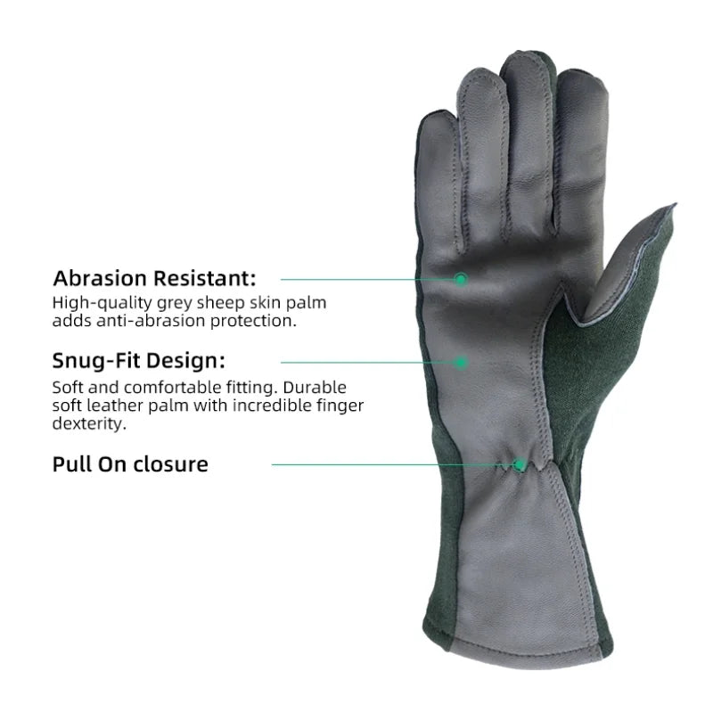 Gants Militaires Professionnels XYEHS – Protection Ignifuge et Précision de Pilotage - BLACKBEARD OUTDOOR INDUSTRIES