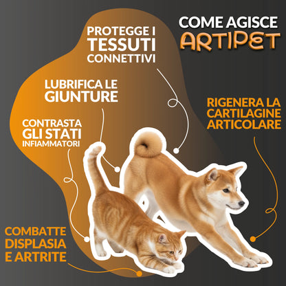 Artipet – Complément articulaire chien et chat, 120 comprimés