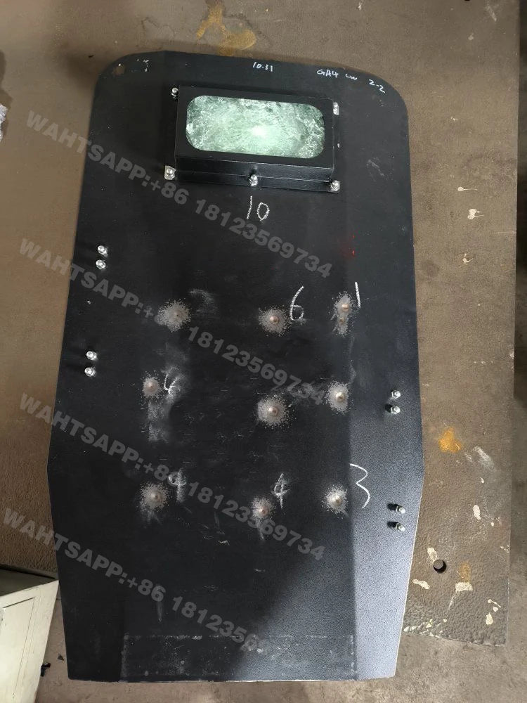 Panneau Pare-Balles – Niveau IIIA+ – Acier Blindé – Testé en Laboratoire – 28,5 × 71 cm – Couleur Noir-Gris Ma boutique