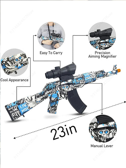 Fusil Jouet AK47 Électrique – Lanceur de Billes d’Eau – Mode Automatique & Manuel – Jeu de Tir en Plein Air Ma boutique