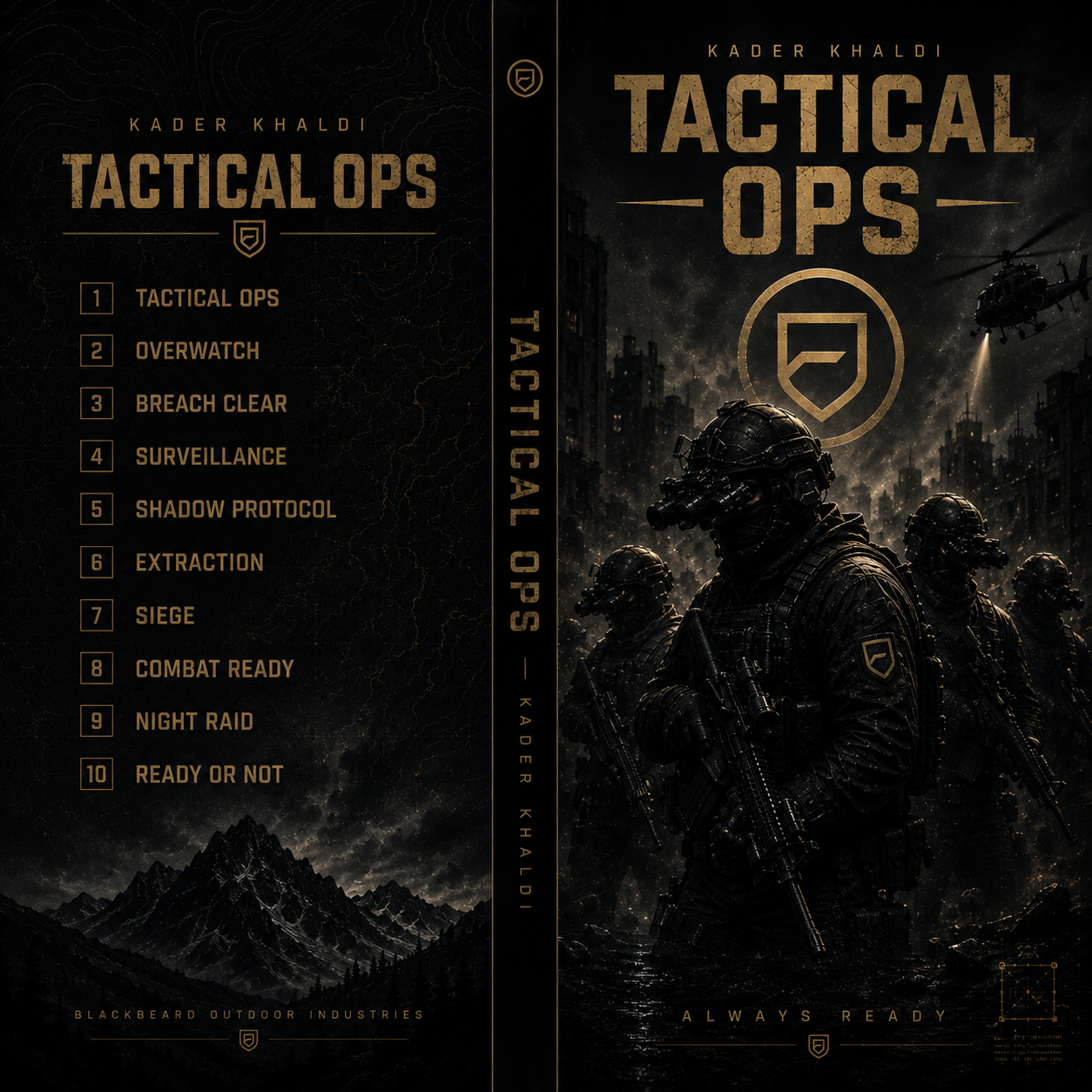 Tactical Ops – Pack de Musiques Instrumentales Militaires & Tactiques - BLACKBEARD OUTDOOR INDUSTRIES