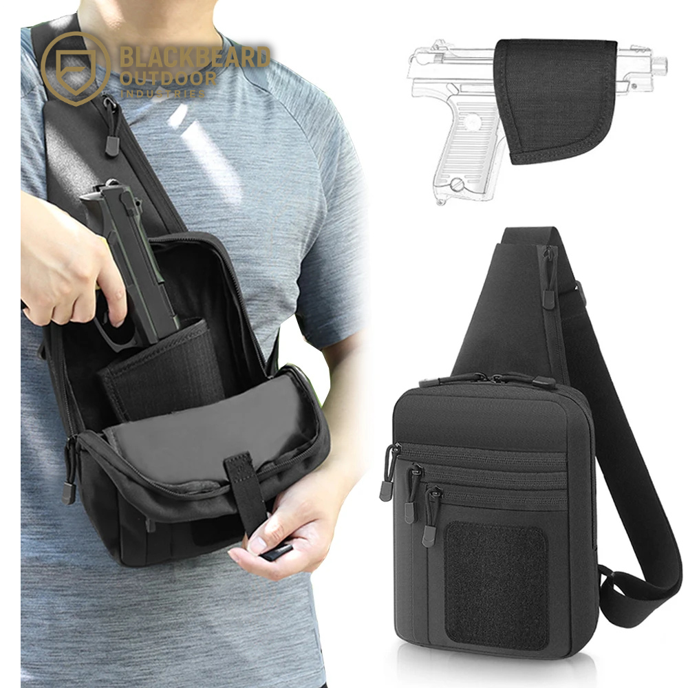 Sacoche holster pour arme de poing et accessoires