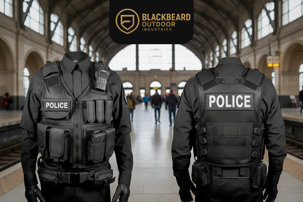 Gilet tactique sécurité professionnel MOLLE intervention - BLACKBEARD OUTDOOR INDUSTRIES