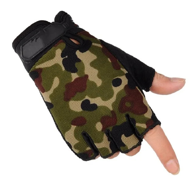 Gants Tactiques Légers & Respirants – Doigts Complets ou Demi-Doigts | Chasse, Airsoft, Cyclisme