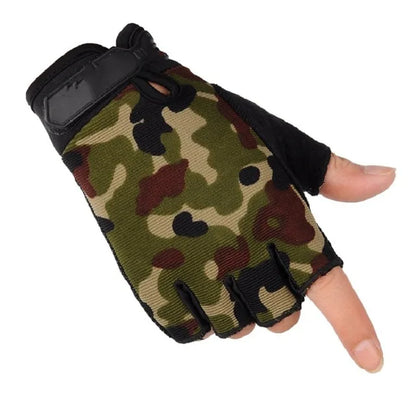 Gants Tactiques Légers & Respirants – Doigts Complets ou Demi-Doigts | Chasse, Airsoft, Cyclisme
