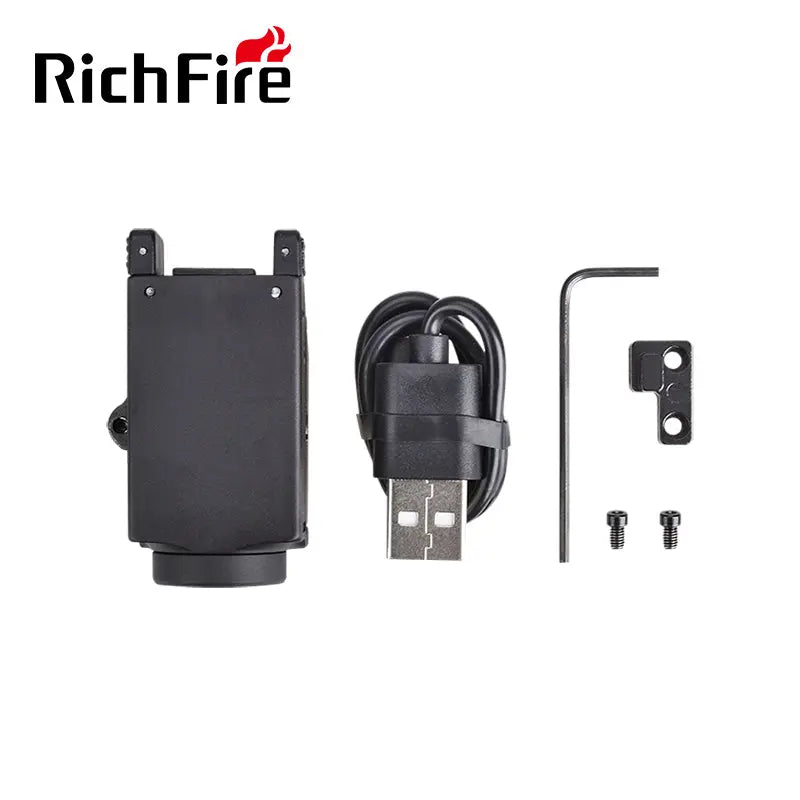 Lampe Tactique Compacte Richfire SFD-057C – 800 Lumens, Recharge Magnétique, Compatible Glock/Picatinny Ma boutique