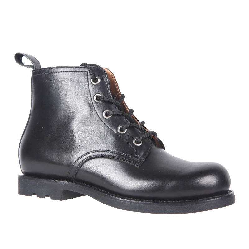 Boots Militaires Cuir Pleine Fleur Homme LASIBODELA