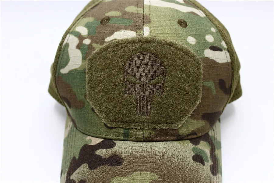 Casquette Tactique LIBERWOOD Skull Operator – Style SWAT, Forces Spéciales, Airsoft & Outdoor - BLACKBEARD OUTDOOR INDUSTRIES