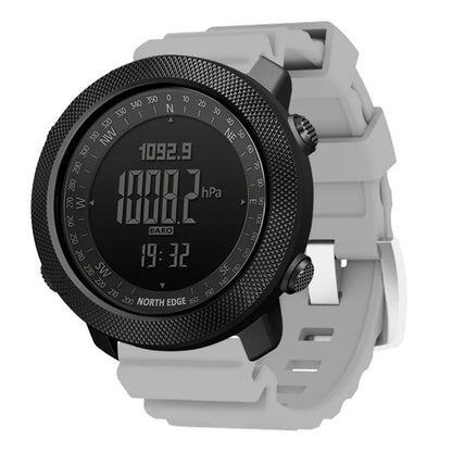 NORTH EDGE APACHE 3 Montre Digitale Sportive pour Homme - Altimètre, Baromètre, Boussole, Thermomètre, Résistante à l'Eau 50m BLACKBEARD OUTDOOR INDUSTRIES
