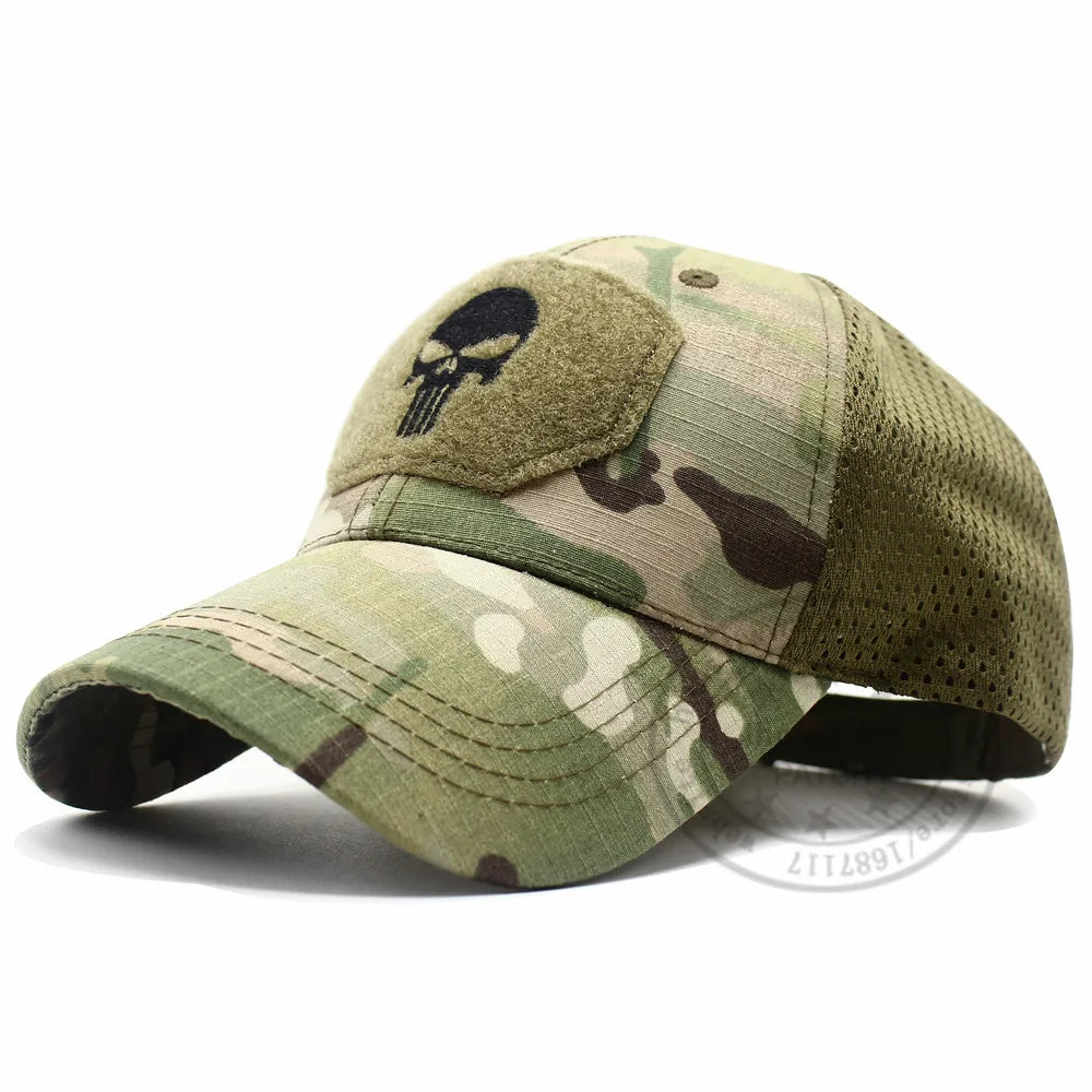 Casquette Tactique LIBERWOOD Skull Operator – Style SWAT, Forces Spéciales, Airsoft & Outdoor - BLACKBEARD OUTDOOR INDUSTRIES