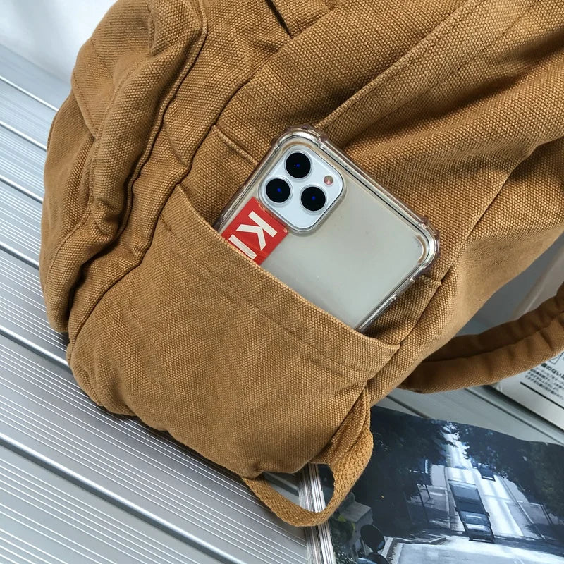 Sac à Dos Scolaire en Tissu pour Fille – Nouveau Sac à Dos Fashion Vintage - BLACKBEARD OUTDOOR INDUSTRIES