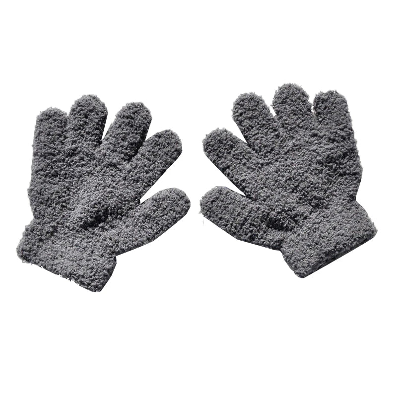 Paire de gants pour enfant en velours hiver Ma boutique