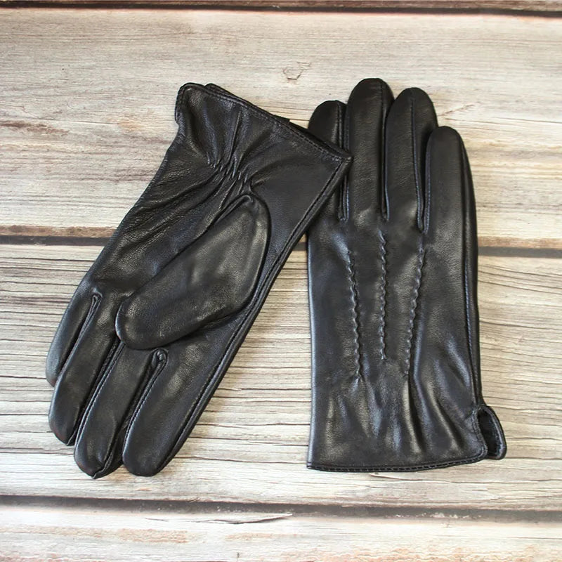 Gants Homme Peau de Mouton Fins – Moto Conduite Printemps Automne Bickmods