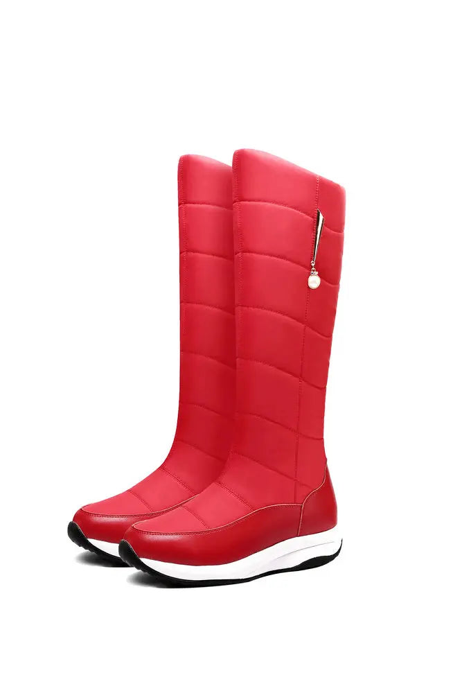 Bottes de neige montantes femme doublées
