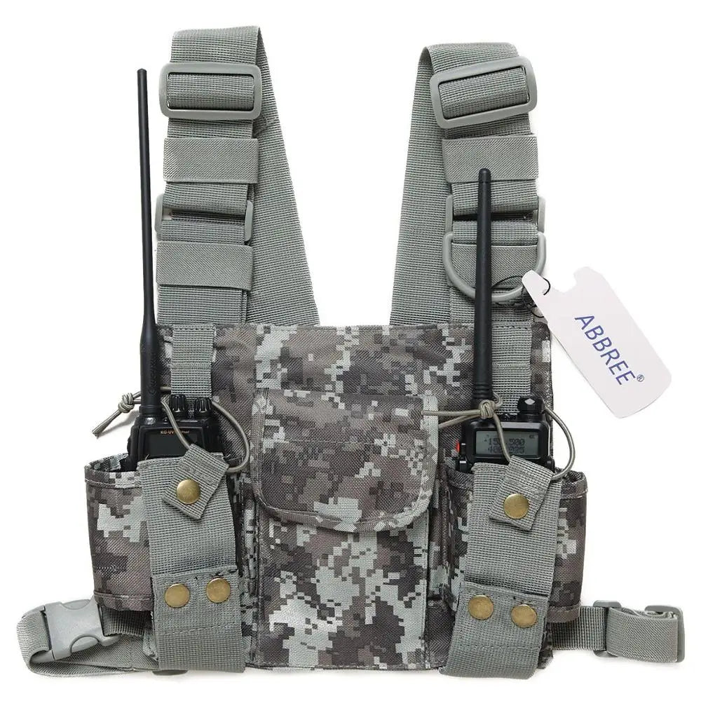 Holster Poitrine Tactique Radio Baofeng – Compatible UV-5R UV-9R UV-10R UV-S9 | 8 Modèles - BLACKBEARD OUTDOOR INDUSTRIES