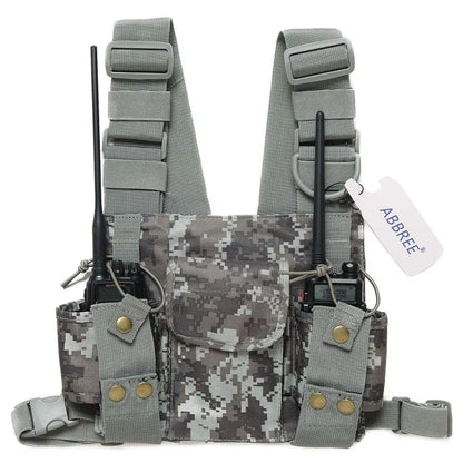 Holster Poitrine Tactique Radio Baofeng – Compatible UV-5R UV-9R UV-10R UV-S9 | 8 Modèles - BLACKBEARD OUTDOOR INDUSTRIES