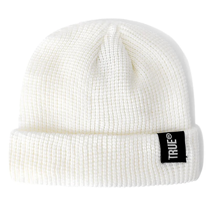 Bonnet Court Unisexe Style Marin – Tricot Côtelé Hiver Homme Femme