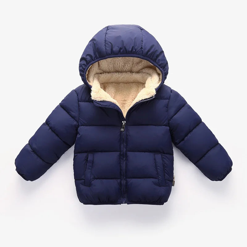 Manteau d’Hiver Épais pour Enfants – Chaud, Doublé & à Capuche avec Fourrure | Fille & Garçon | 3 à 6 ans - BLACKBEARD OUTDOOR INDUSTRIES