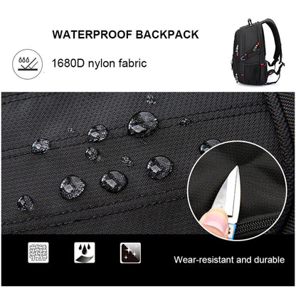 Sac à Dos Imperméable 20 pouces avec Port USB – Sac École et Voyage Antivol Unisexe à Haute Capacité - BLACKBEARD OUTDOOR INDUSTRIES