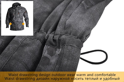 Veste Tactique M65 Camouflage Homme – Veste de Randonnée Imperméable avec Capuche - BLACKBEARD OUTDOOR INDUSTRIES