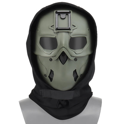 Masque tactique airsoft intégral avec couvre-chef 52–66 cm