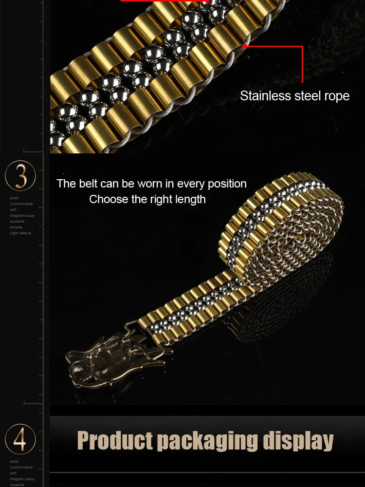 Ceinture en Cuivre Pur pour Homme Ma boutique