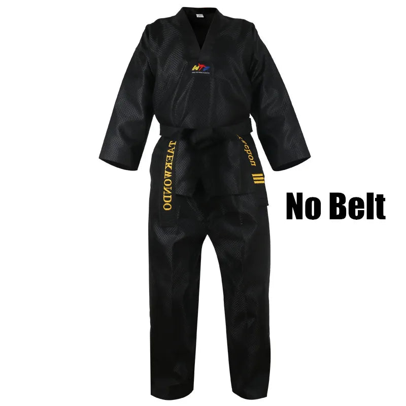 Dobok Taekwondo WTF – Uniforme Complet Veste + Pantalon – Poomsae / Dan – Enfant & Adulte - BLACKBEARD OUTDOOR INDUSTRIES