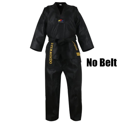 Dobok Taekwondo WTF – Uniforme Complet Veste + Pantalon – Poomsae / Dan – Enfant & Adulte - BLACKBEARD OUTDOOR INDUSTRIES
