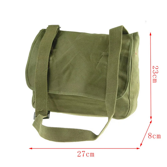 Sac Vintage en Toile – Petite Besace Militaire Rétro Unisexe - BLACKBEARD OUTDOOR INDUSTRIES