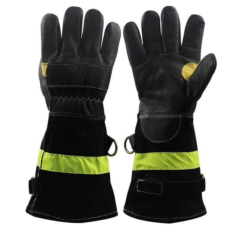 Gants Pompier Longue Protection — Anti-Feu, Anti-Chaleur & Anti-Brûlure - BLACKBEARD OUTDOOR INDUSTRIES