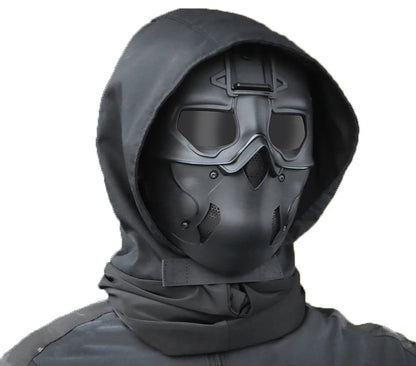 Masque tactique airsoft intégral avec couvre-chef 52–66 cm