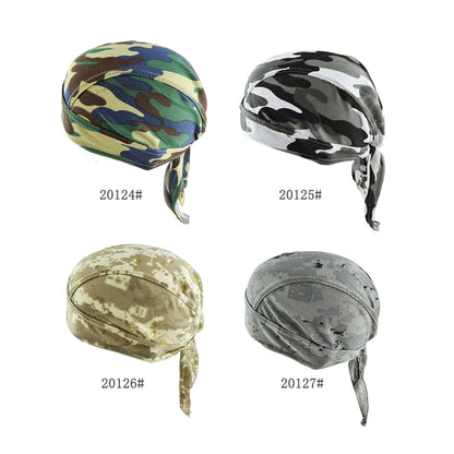 Bonnet Cyclisme Militaire Camouflage Mesh – Cagoule Respirante Unisexe – Casquette Crâne Été Outdoor