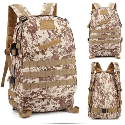 Sac à Dos Tactique 3D MOLLE 40L – Oxford 600D, Camouflage, Randonnée & Survie