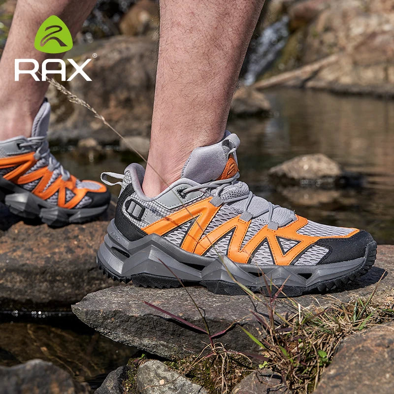 Chaussures de Randonnée Homme RAX – Mesh Respirant, Semelle Caoutchouc, Montantes, Pointures 39-46