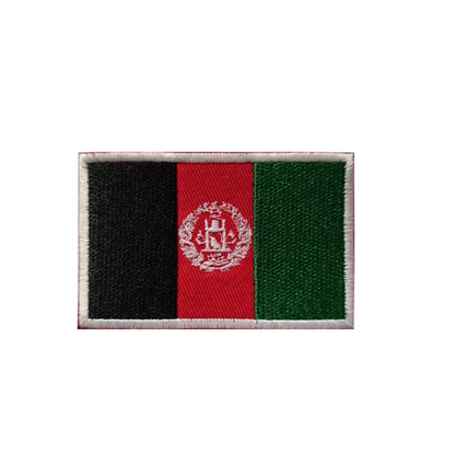 Patch Drapeau Brodé 3D Moyen-Orient & Asie du Sud – Velcro Hook & Loop, 8x5 cm, 25 Pays - BLACKBEARD OUTDOOR INDUSTRIES