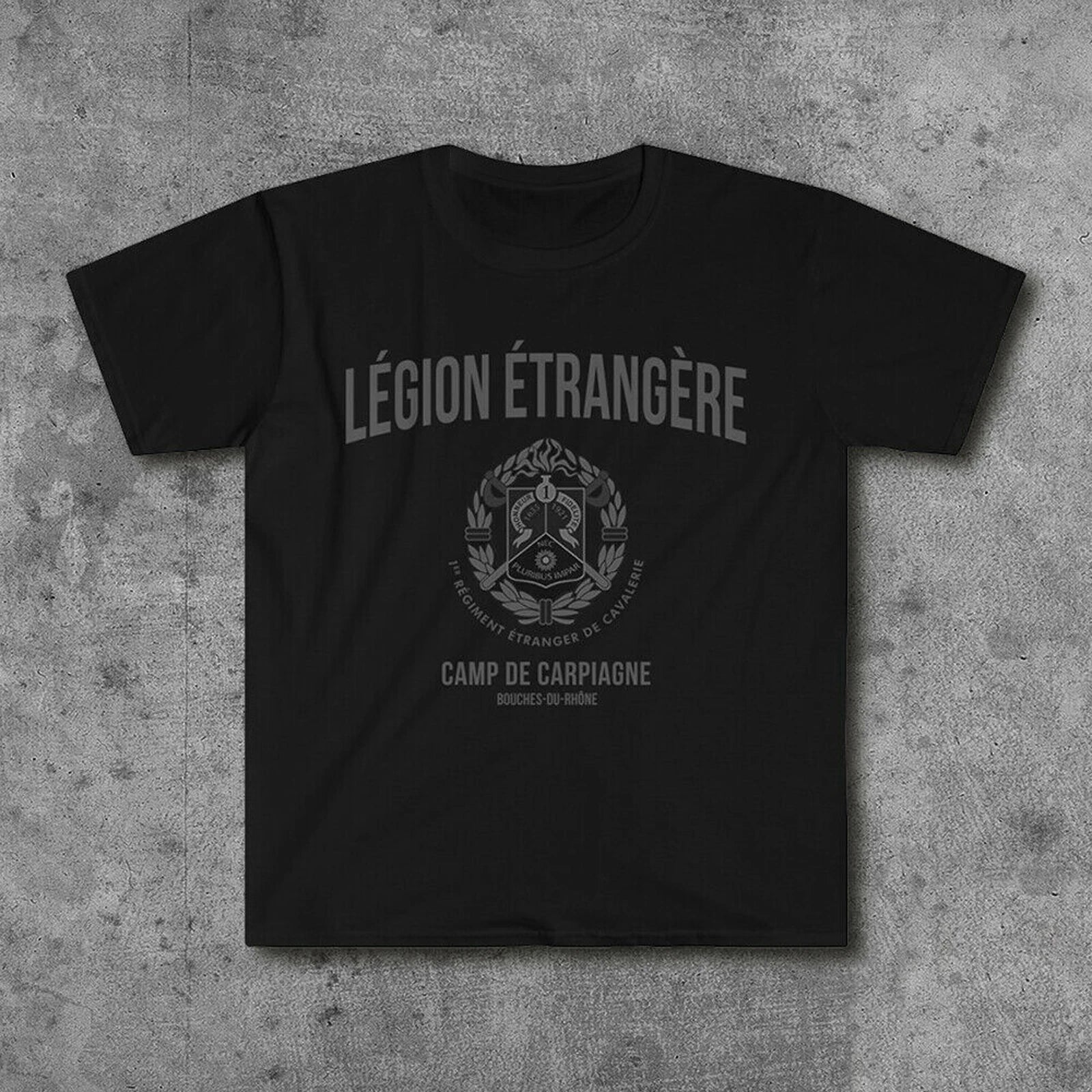 T-shirt Légion Étrangère Française – Emblème du 1er Régiment de Cavalerie (1er REC) - BLACKBEARD OUTDOOR INDUSTRIES