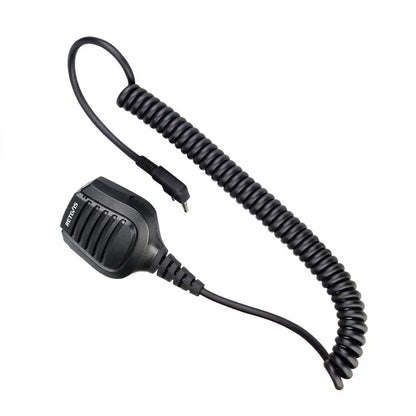 Retevis Lot de 10 Microphones Haut-Parleurs Étanches 2 Pin IP54 avec Jack Audio 3.5mm PTT - BLACKBEARD OUTDOOR INDUSTRIES