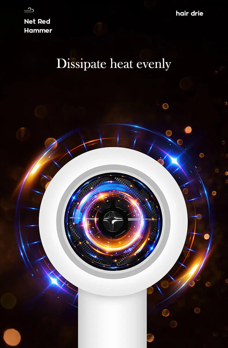 Sèche-cheveux pliable avec sac de transport – Soin capillaire à air chaud et ions négatifs – Mini sèche-cheveux portable pour maison et voyage - BLACKBEARD OUTDOOR INDUSTRIES