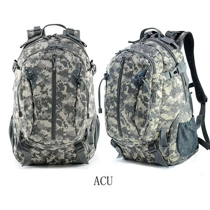 Sac à dos tactique 30L en Oxford 900D, mixte, camouflage ou uni
