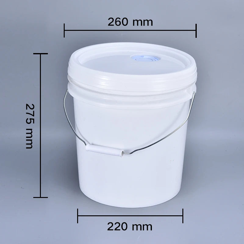 Seau en Plastique Alimentaire Épais 10L avec Couvercle et Poignée - BLACKBEARD OUTDOOR INDUSTRIES