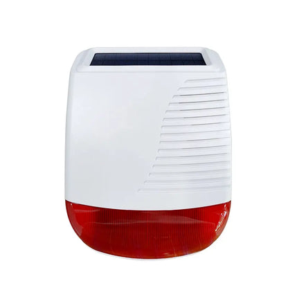 Sirène Solaire Extérieure Sans Fil 433MHz — Alarme Stroboscopique Étanche 110dB - BLACKBEARD OUTDOOR INDUSTRIES